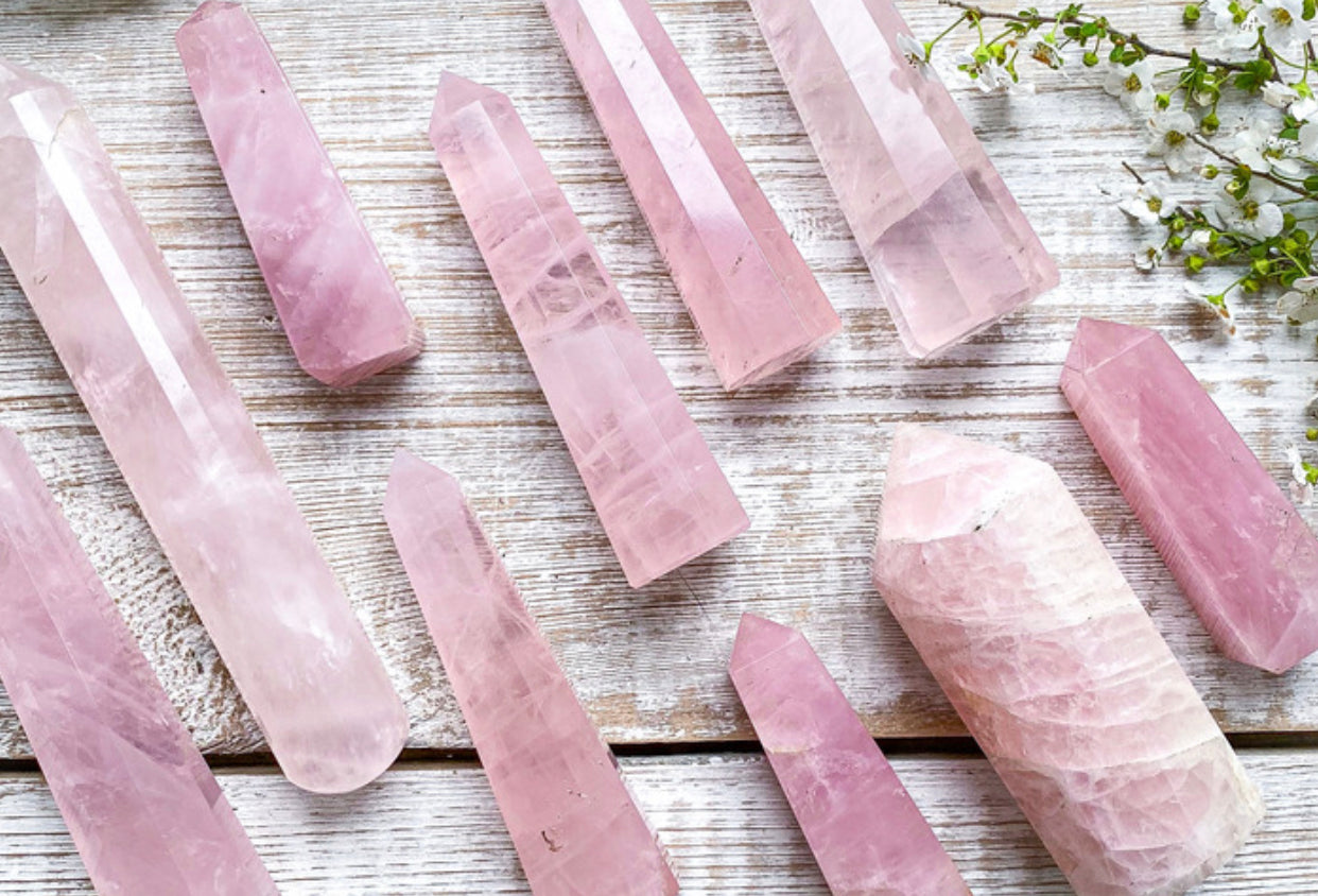 Rose Quartz Polished Points