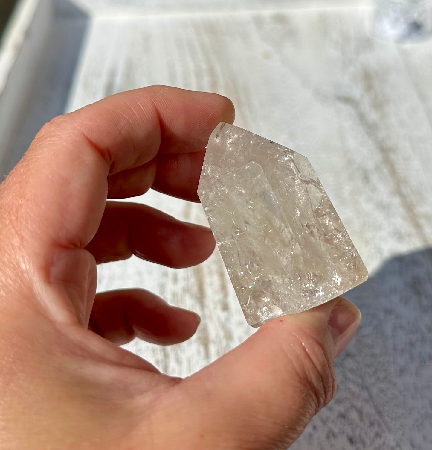 Crackle Quartz Points