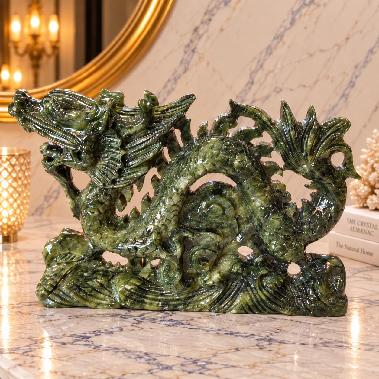 Green Jade Oriental Dragon