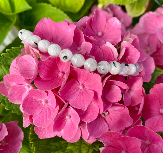 Rainbow Moonstone Crystal Bracelet