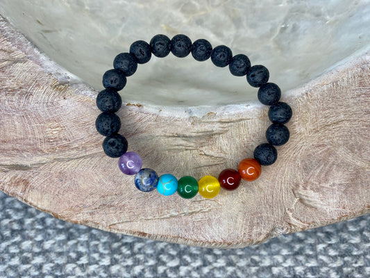 Seven Chakra Beaded Bracelet