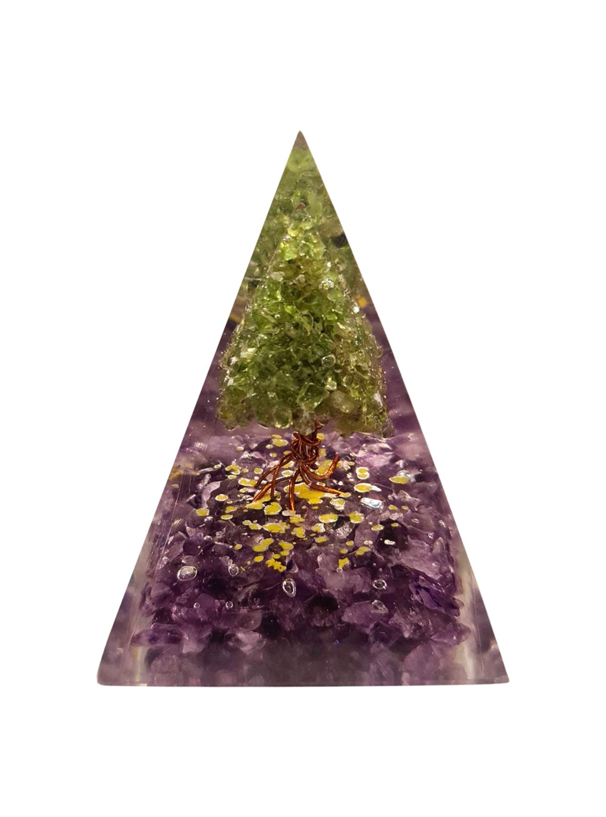 Tree of Life Orgone Pyramid